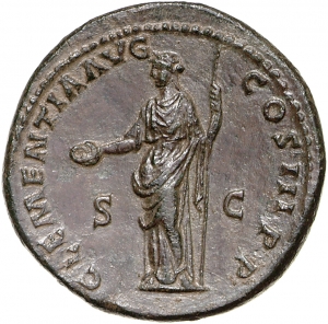 reverse of Hadrian RIC II 1191