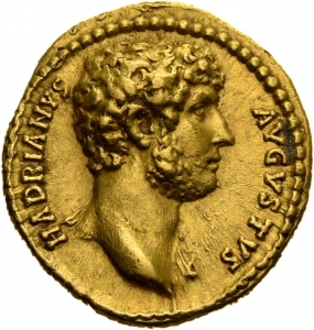 obverse of Hadrian RIC II 1062