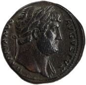 obverse of Hadrian RIC II 870-873,875