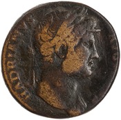 obverse of Hadrian RIC II 826-827