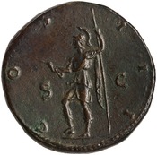reverse of Hadrian RIC II 741