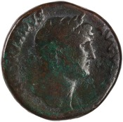 obverse of Hadrian RIC II 735