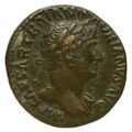 obverse of Hadrian RIC II 628
