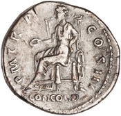 reverse of Hadrian RIC II 549-554