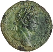 obverse of Hadrian RIC II 450-452