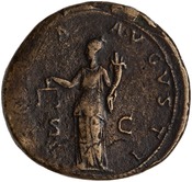 reverse of Hadrian RIC II 432-438