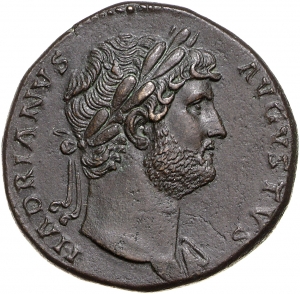 obverse of Hadrian RIC II 421