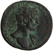 obverse of Hadrian RIC II 262