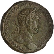 obverse of Hadrian RIC II 243