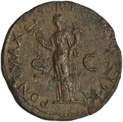 reverse of Hadrian RIC II 243