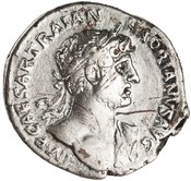 obverse of Hadrian RIC II 202-203
