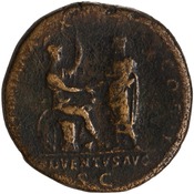 reverse of Hadrian RIC II 159