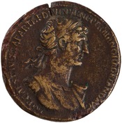 obverse of Hadrian RIC II 75