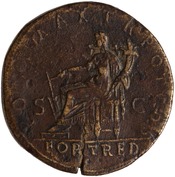 reverse of Hadrian RIC II 75