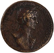 obverse of Hadrian RIC II 35-36