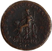 reverse of Hadrian RIC II 35-36
