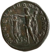reverse of Commodus RIC III 640