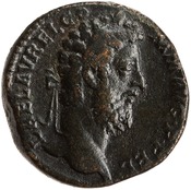 obverse of Commodus RIC III 618