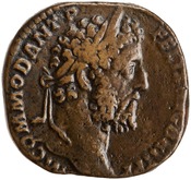 obverse of Commodus RIC III 563