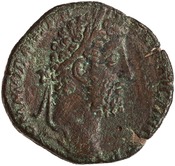obverse of Commodus RIC III 562