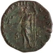 reverse of Commodus RIC III 491