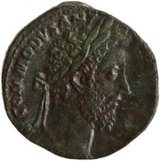 obverse of Commodus RIC III 460