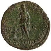 reverse of Commodus RIC III 444A