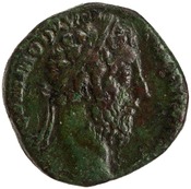 obverse of Commodus RIC III 438