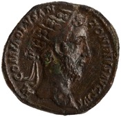 obverse of Commodus RIC III 422