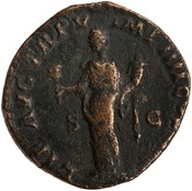 reverse of Commodus RIC III 302K