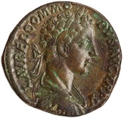 obverse of Commodus RIC III 291D