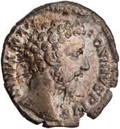 obverse of Commodus RIC III 275_DENARIUS