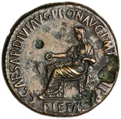 obverse of Caligula RIC I² 44