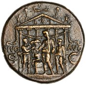 reverse of Caligula RIC I² 44