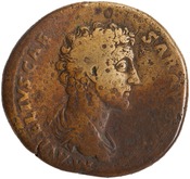 obverse of Antoninus Pius RIC III 1276