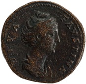obverse of Antoninus Pius RIC III 1118