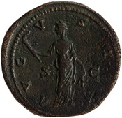 reverse of Antoninus Pius RIC III 1118