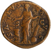 reverse of Antoninus Pius RIC III 784