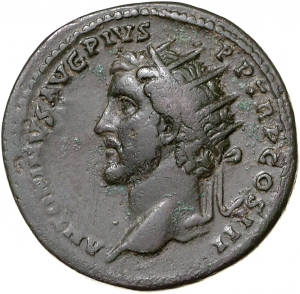 obverse of Antoninus Pius RIC III 656A