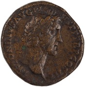 obverse of Antoninus Pius RIC III 620A