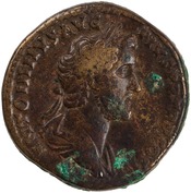 obverse of Antoninus Pius RIC III 597B