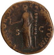 reverse of Antoninus Pius RIC III 600A
