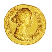 obverse of Antoninus Pius RIC III 494A_AUREUS