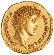 obverse of Antoninus Pius RIC III 423A_AUREUS