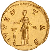 reverse of Antoninus Pius RIC III 423A_AUREUS