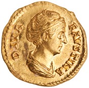 obverse of Antoninus Pius RIC III 366A_AUREUS