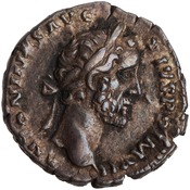 obverse of Antoninus Pius RIC III 248_DENARIUS