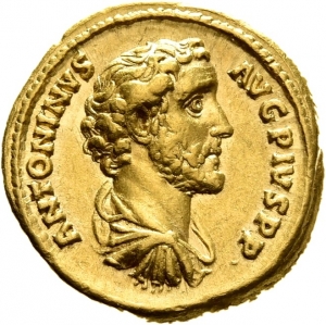 obverse of Antoninus Pius RIC III 99B