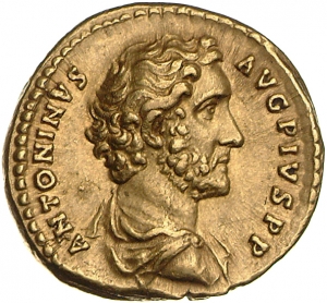 obverse of Antoninus Pius RIC III 90B