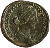 obverse of Marcus Aurelius RIC III 1742